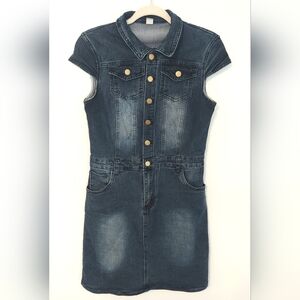 Denim Mini Dress By Chou YaTou Size Medium